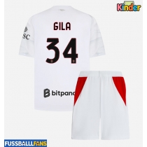 AC Milan Mario Gila #34 Auswärts Trikotsatz Kinder 2026-27 Kurzarm (+ Kurze Hosen)